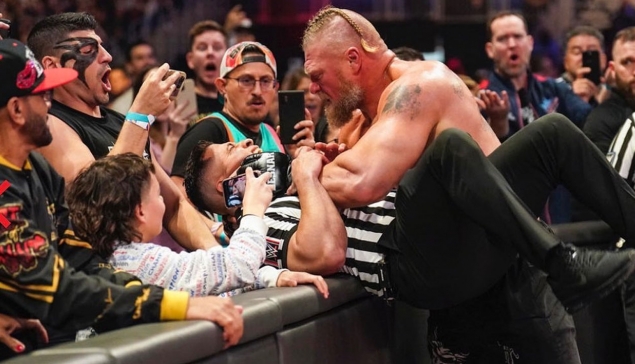 Brock Lesnar s'était attiré les foudres au Royal Rumble 2023