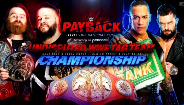 Sami Zayn et Kevin Owens s'ajoutent à la carte de WWE Payback 2023