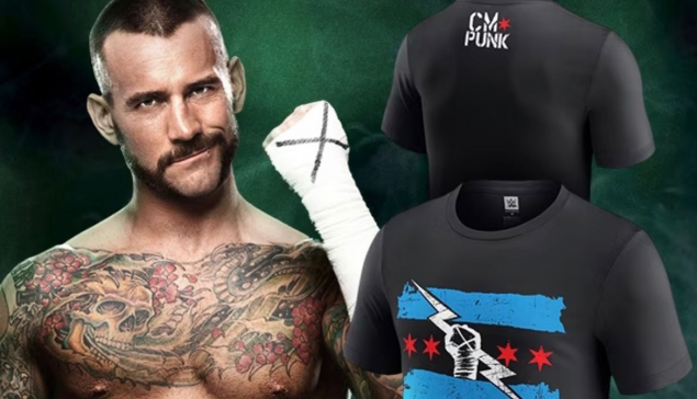 Catch Mode : Le nouveau t-shirt de CM Punk est disponible