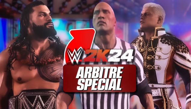 THE ROCK devient arbitre - WWE 2K24 (nouvelle stipulation)