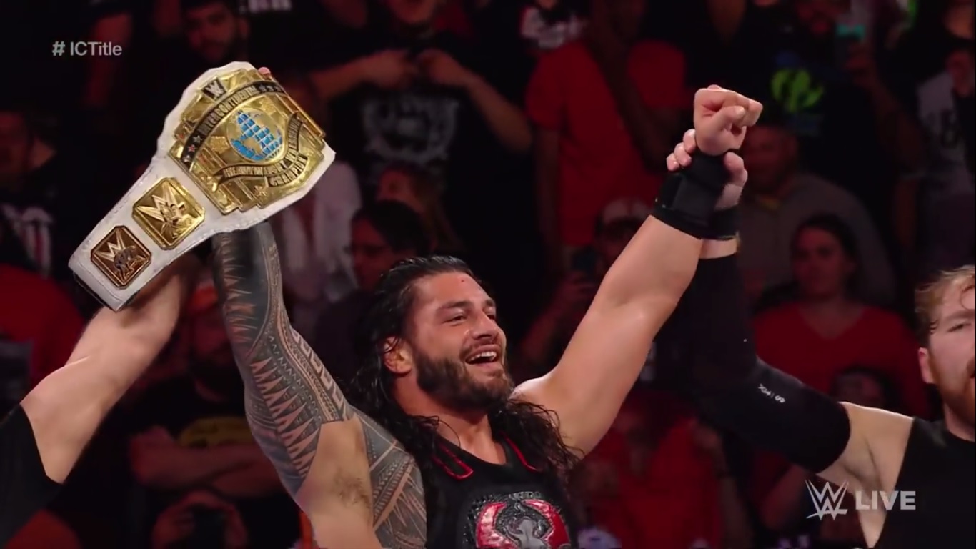 Roman Reigns Champion Intercontinental